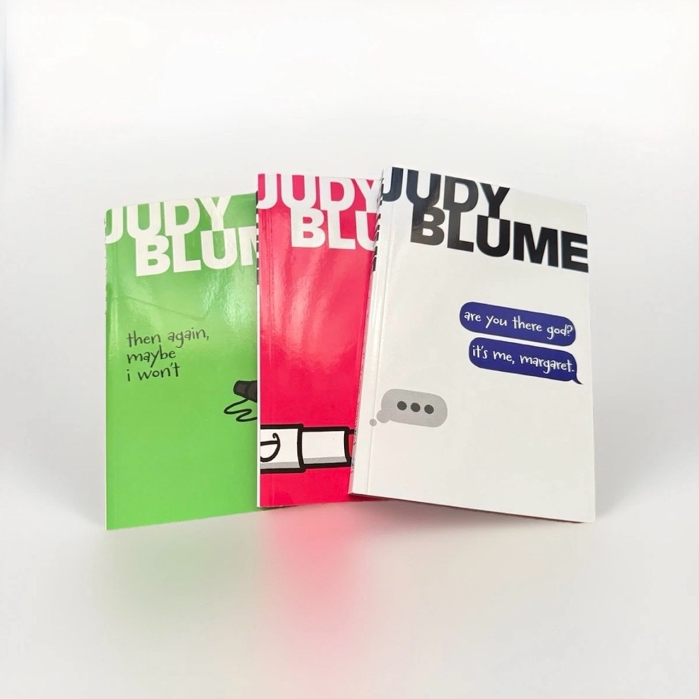 Judy Blume Book Trio - Green, Red, White